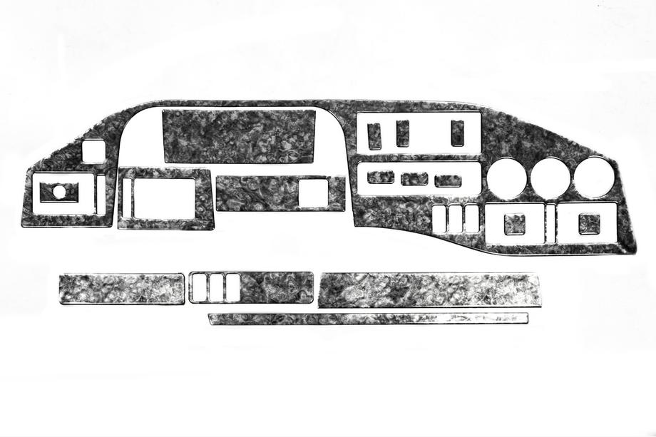Mercedes Sprinter W901/902/903/904/905 1995–2006 (Tdi, 1995-2000) Ornamente bord (MERIC) Negru Piano Foto 2