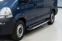 Nissan Interstar 2002-2010 Praguri Laterale RedLine V1 (2 buc, Aluminiu) foto 1