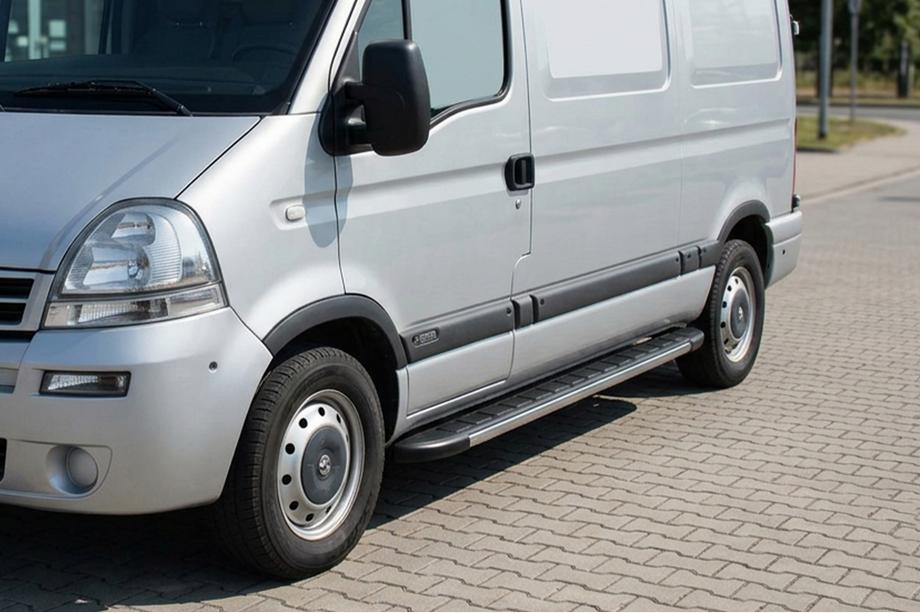 Nissan Interstar 2002-2010 Praguri Laterale Duru (2 buc, Aluminiu) Image