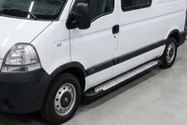 Nissan Interstar 2002-2010 Praguri laterale Allmond (2 buc, aluminiu) foto 1