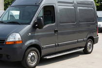 Nissan Interstar 2002-2010 Praguri Laterale Fullmond (2 buc, Aluminiu) foto 1