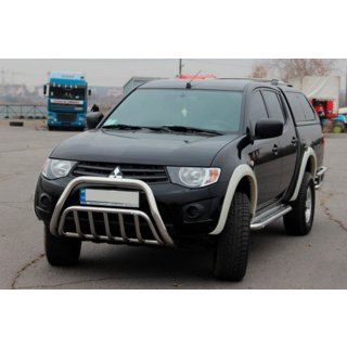 Bullbar (Inox) Mitsubishi L200 2006-2015 foto 3