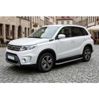 Praguri Laterale Tayga Grey (2 buc, Aluminiu) Suzuki Vitara 2015- foto 1