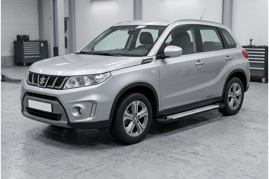 Suzuki Vitara 2015- Praguri laterale Allmond Grey (2 buc, aluminiu) Image