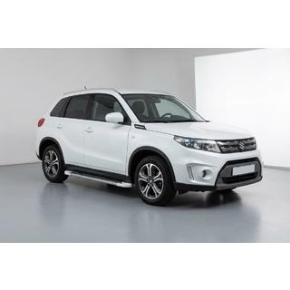 Praguri Laterale Allmond White (2 buc, Aluminiu) Suzuki Vitara 2015- foto 1