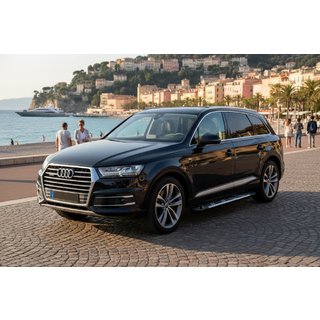 Praguri Laterale Sunrise (2 buc, Aluminiu) Audi Q7 2015–2026 foto 1