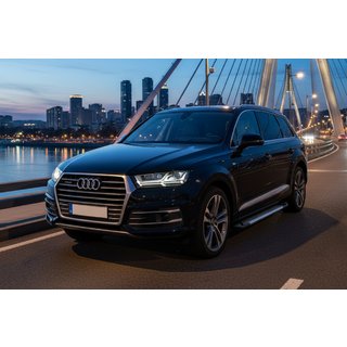 Praguri Laterale Line (2 buc, Aluminiu) Audi Q7 2015–2026 foto 1