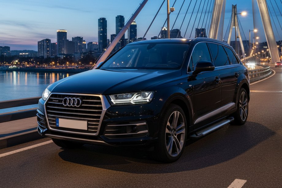 Audi Q7 2015–2026 Praguri Laterale Line (2 buc, Aluminiu) Image