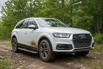 Audi Q7 2015–2026 Praguri Laterale Tayga Grey (2 buc, Aluminiu) foto 1