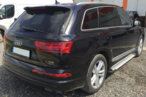 Audi Q7 2015–2026 Praguri laterale Allmond Grey (2 buc, aluminiu) foto 2