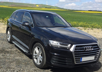 Audi Q7 2015–2026 Praguri laterale Allmond Grey (2 buc, aluminiu) foto 1