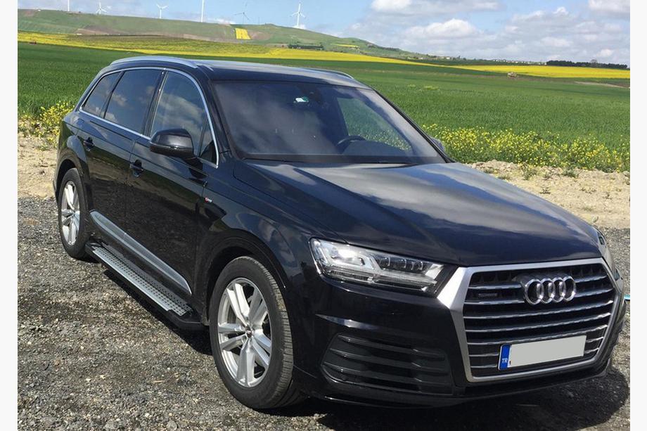 Audi Q7 2015–2026 Praguri laterale Allmond Grey (2 buc, aluminiu) Image
