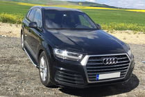 Audi Q7 2015–2026 Praguri Laterale Fullmond (2 buc, Aluminiu) foto 3