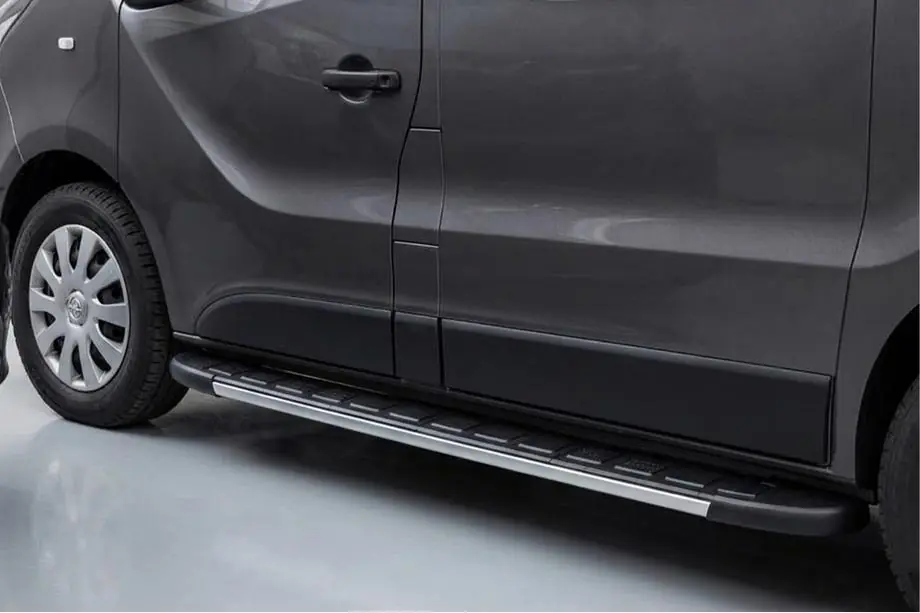 Fiat Talento 2016- Praguri Laterale Duru (2 buc, Aluminiu) Ampatament Lung Image