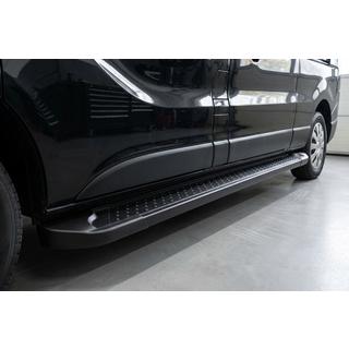 Praguri Laterale Allmond Black (2 buc, Aluminiu) Opel Vivaro 2015-2019 foto 1