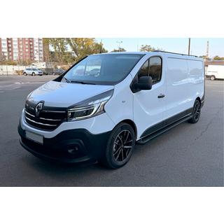 Praguri Laterale Allmond Black (2 buc, Aluminiu) Renault Trafic 2015- foto 2