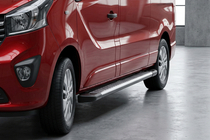 Renault Trafic 2015- Praguri Laterale Line (2 buc, Aluminiu) foto 1