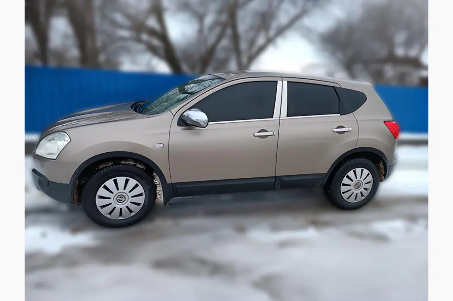Nissan Qashqai 2007-2010 Capace Cromate Stalpi Usa (4 buc, Inox) +2, OmsaLine - Otel Inoxidabil Italian Image
