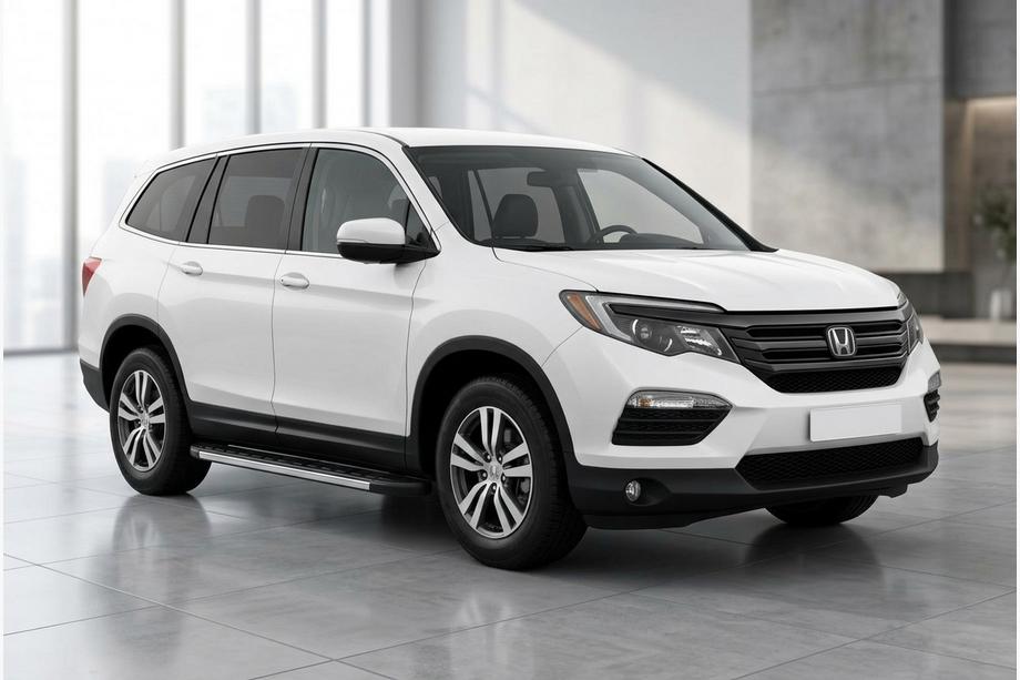 Honda Pilot 2015-2022 Praguri Laterale Duru (2 buc, Aluminiu) Image