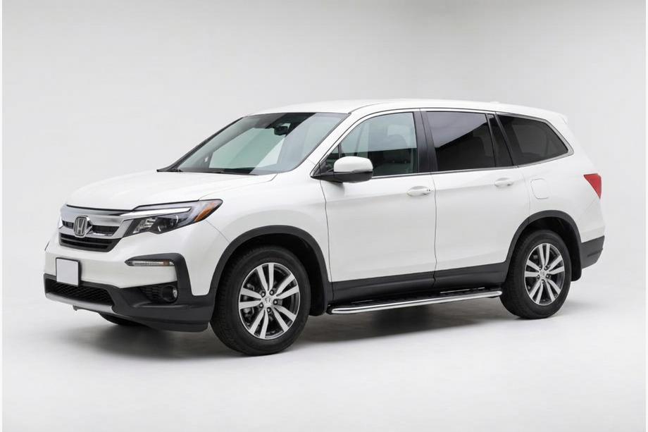 Honda Pilot 2015-2022 Praguri Laterale Maydos V1 (2 buc, Aluminiu si Otel Inoxidabil) Image