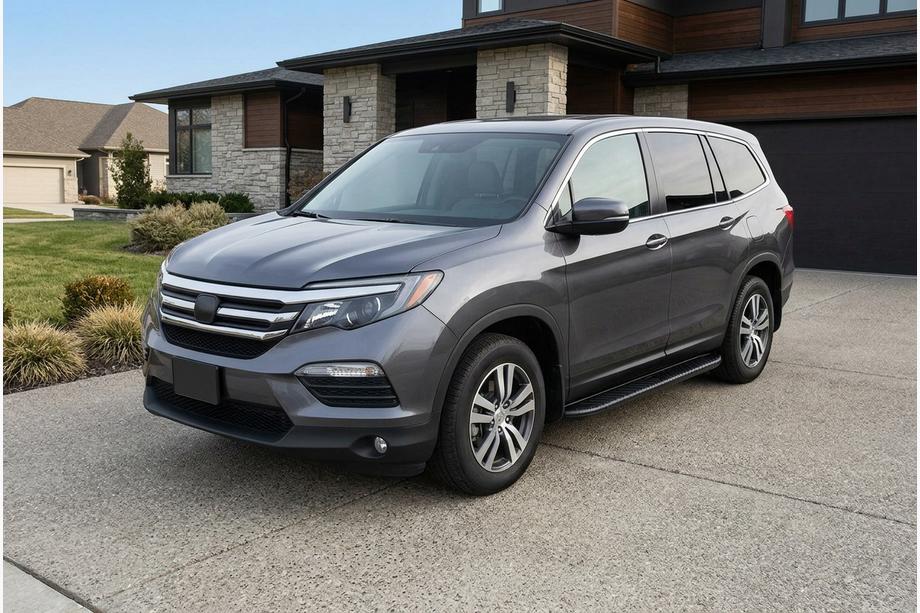 Honda Pilot 2015-2022 Praguri Laterale Bosphorus Black (2 buc, Aluminiu) Image