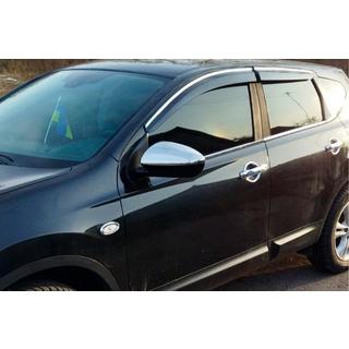 Capace oglinzi (2 buc, Otel Inoxidabil) Nissan Qashqai 2007-2010 foto 3