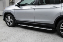 Honda Pilot 2015-2022 Praguri Laterale Fullmond (2 buc, Aluminiu) foto 2