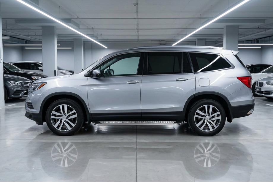 Honda Pilot 2015-2022 Praguri Laterale Maydos V2 (2 buc, Aluminiu si Otel Inoxidabil) Image