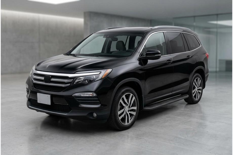 Honda Pilot 2015-2022 Praguri Laterale Tayga Black (2 buc, Aluminiu) Image