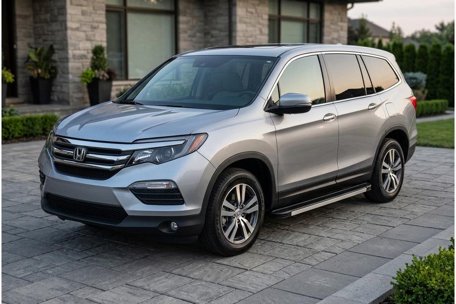 Honda Pilot 2015-2022 Praguri Laterale Maya (2 buc, Aluminiu) Image
