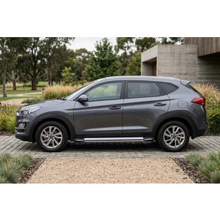 Praguri Laterale Rainbow (2 buc, Aluminiu) Hyundai Tucson TL 2016-2021 foto 1