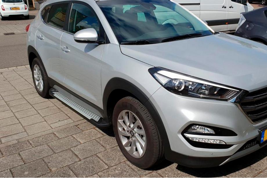 Hyundai Tucson TL 2016-2021 Praguri laterale Allmond Grey (2 buc, aluminiu) Image