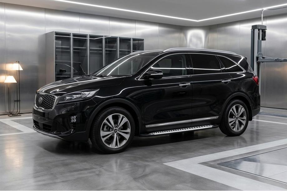 Kia Sorento III UM 2014-2020 Praguri Laterale Line (2 buc, Aluminiu) Image