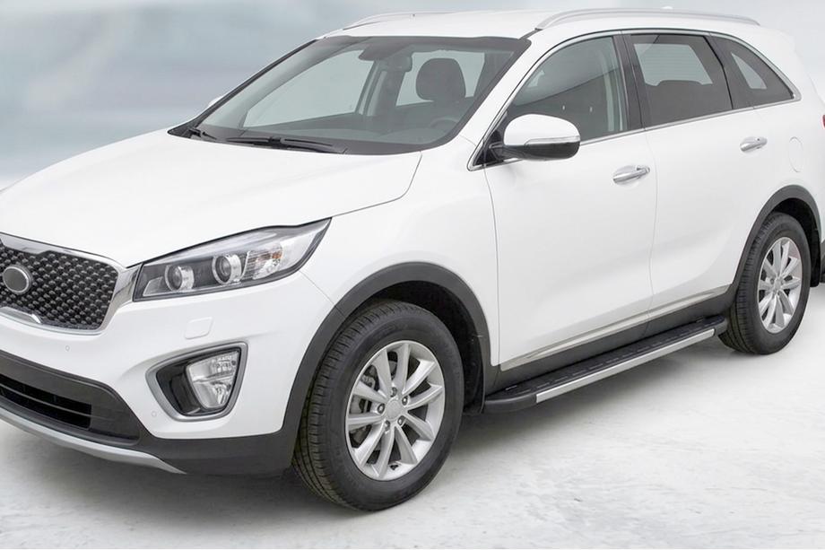 Kia Sorento III UM 2014-2020 Praguri Laterale Duru (2 buc, Aluminiu) Image