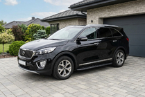 Kia Sorento III UM 2014-2020 Praguri Laterale Bosphorus Black (2 buc, Aluminiu) foto 1