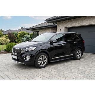 Praguri Laterale Bosphorus Black (2 buc, Aluminiu) Kia Sorento III UM 2014-2020 foto 1