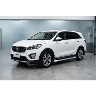 Praguri Laterale Allmond White (2 buc, Aluminiu) Kia Sorento III UM 2014-2020 foto 1