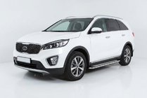Kia Sorento III UM 2014-2020 Praguri Laterale Maydos V2 (2 buc, Aluminiu si Otel Inoxidabil) foto 1