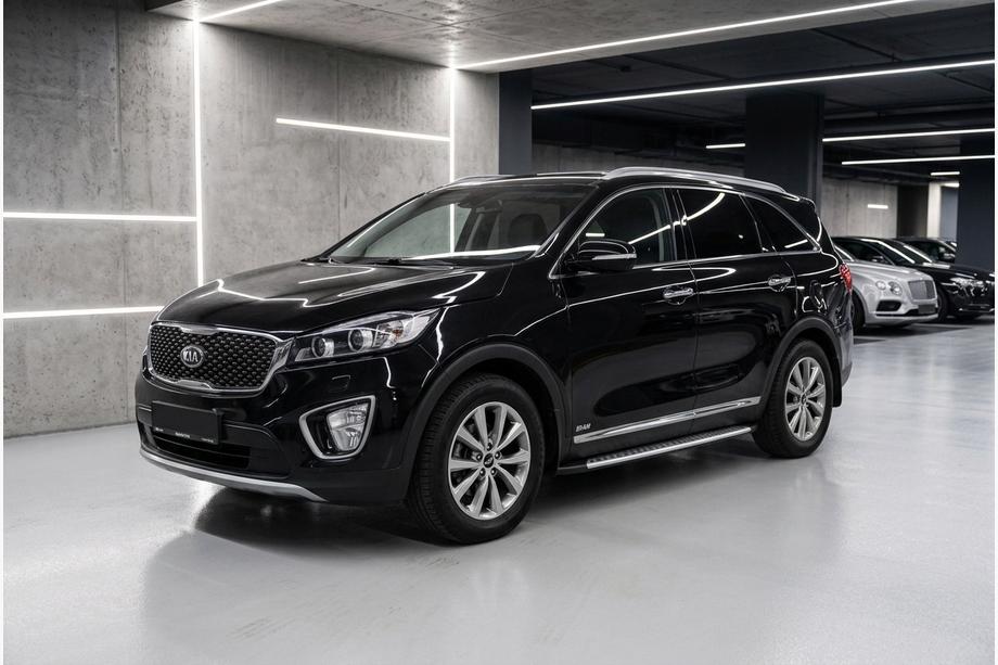 Kia Sorento III UM 2014-2020 Praguri laterale Bosphorus Grey (2 buc, aluminiu) Image