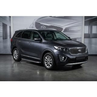Praguri Laterale BlackLine (2 buc, Aluminiu) Kia Sorento III UM 2014-2020 foto 1