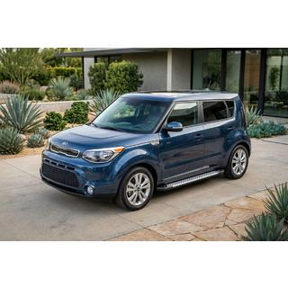 Praguri Laterale Allmond Grey (2 buc, Aluminiu) Kia Soul II 2013-2018 foto 1