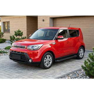 Praguri Laterale Allmond Black (2 buc, Aluminiu) Kia Soul II 2013-2018 foto 1