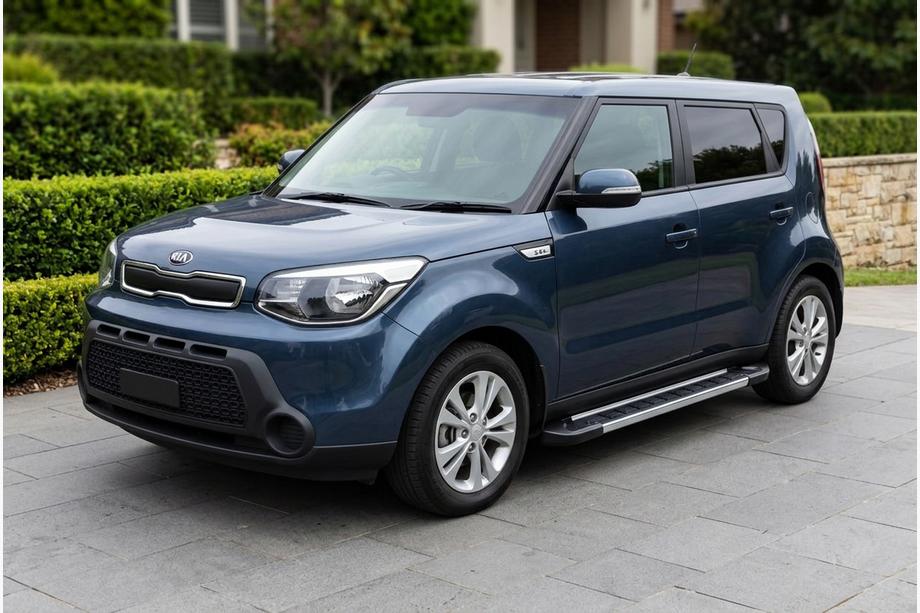 Kia Soul II 2013-2018 Praguri Laterale Duru (2 buc, Aluminiu) Image