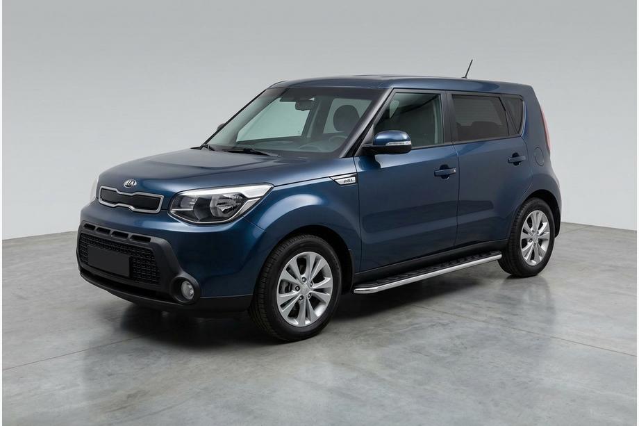 Kia Soul II 2013-2018 Praguri Laterale Maydos V1 (2 buc, Aluminiu si Otel Inoxidabil) Image