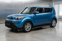 Kia Soul II 2013-2018 Praguri Laterale Bosphorus Black (2 buc, Aluminiu) foto 1