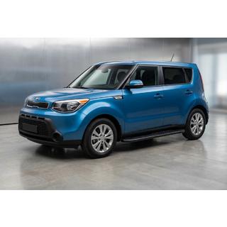 Praguri Laterale Bosphorus Black (2 buc, Aluminiu) Kia Soul II 2013-2018 foto 1