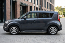 Kia Soul II 2013-2018 Praguri Laterale RedLine Black (2 buc, Aluminiu) foto 1