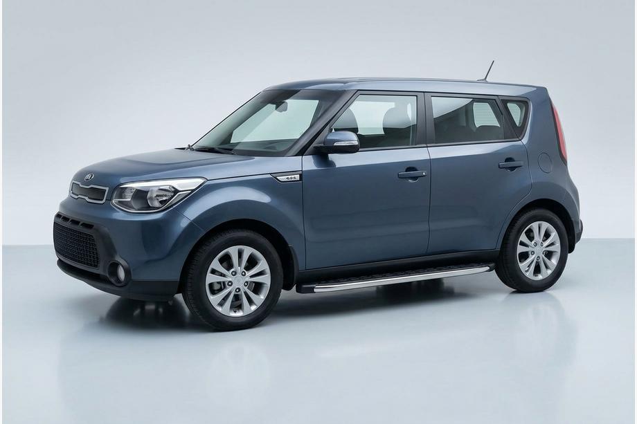 Kia Soul II 2013-2018 Praguri Laterale BlackLine (2 buc, Aluminiu) Image
