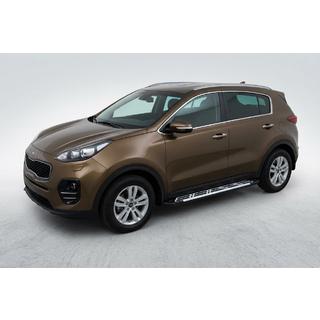 Praguri Laterale Sunrise (2 buc, Aluminiu) Kia Sportage 2015-2021 foto 1