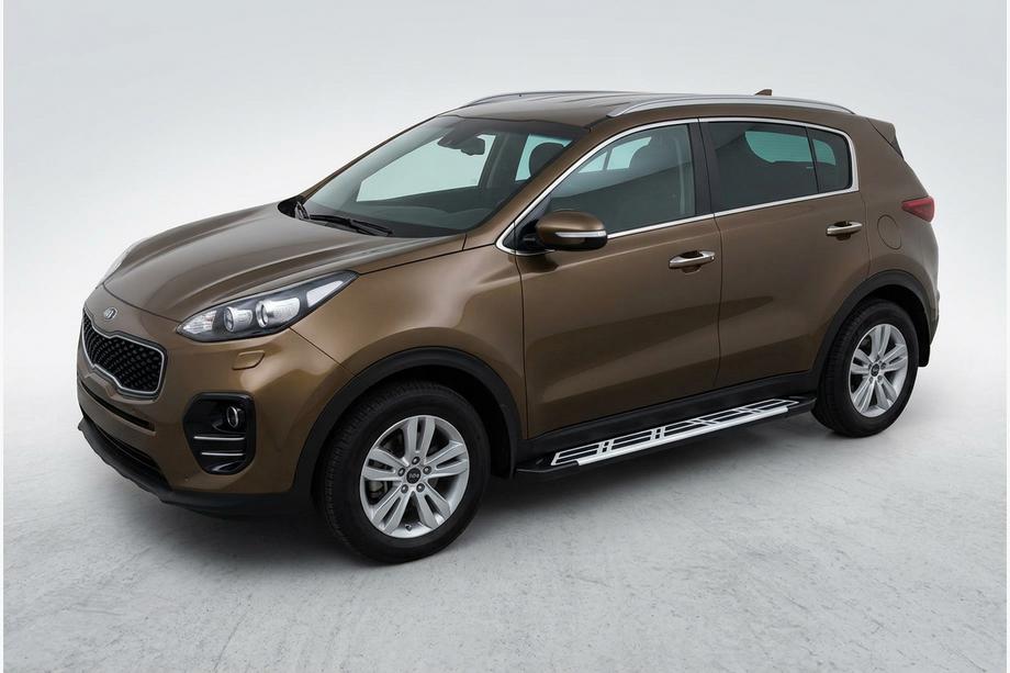 Kia Sportage 2015-2021 Praguri Laterale Sunrise (2 buc, Aluminiu) Image
